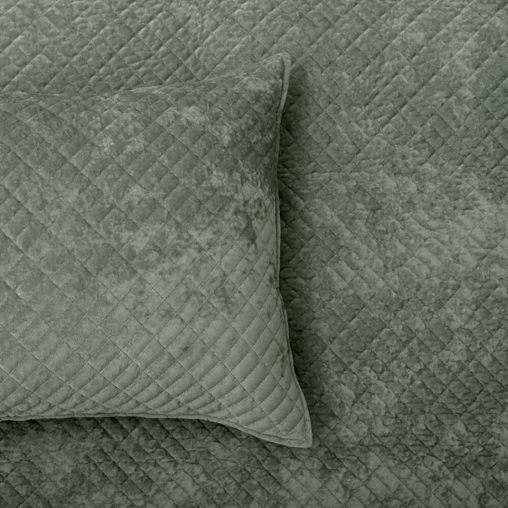 Renee Taylor Archie Cross Stitch Velvet European Pillowcase Cotton Military