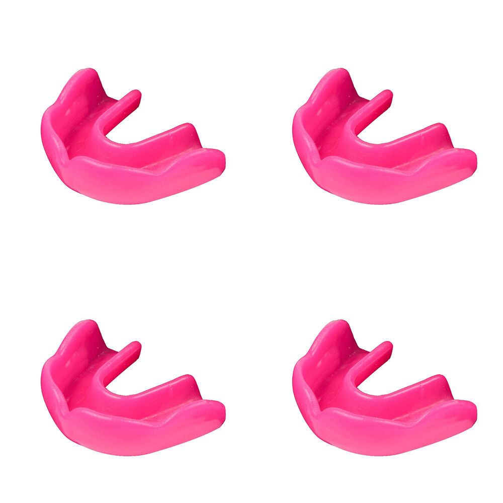 4PK Signature iPROTECT Type 2 Mamba Mouthguard Teen Sports Gear Pink 13-17y