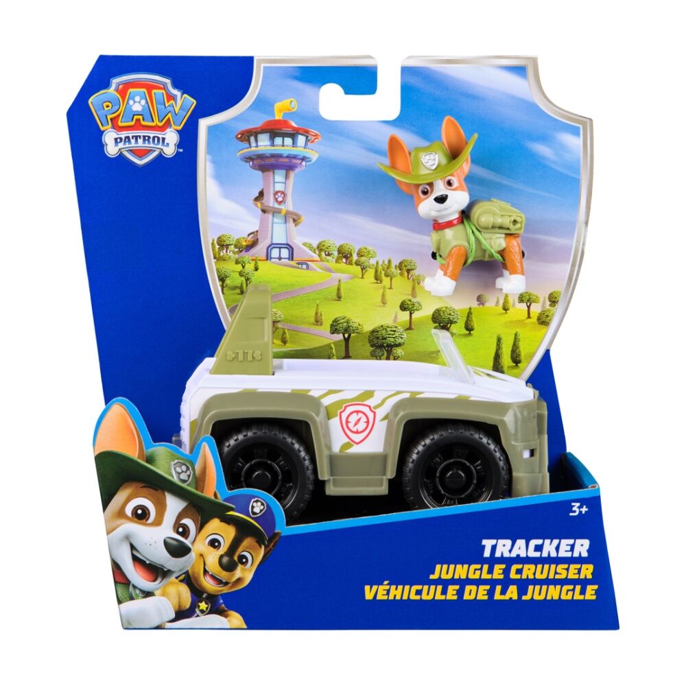 Paw Patrol Sustainable Basic Vehicle Jungle Cruiser Kids Play Toy 3y+ Tracker