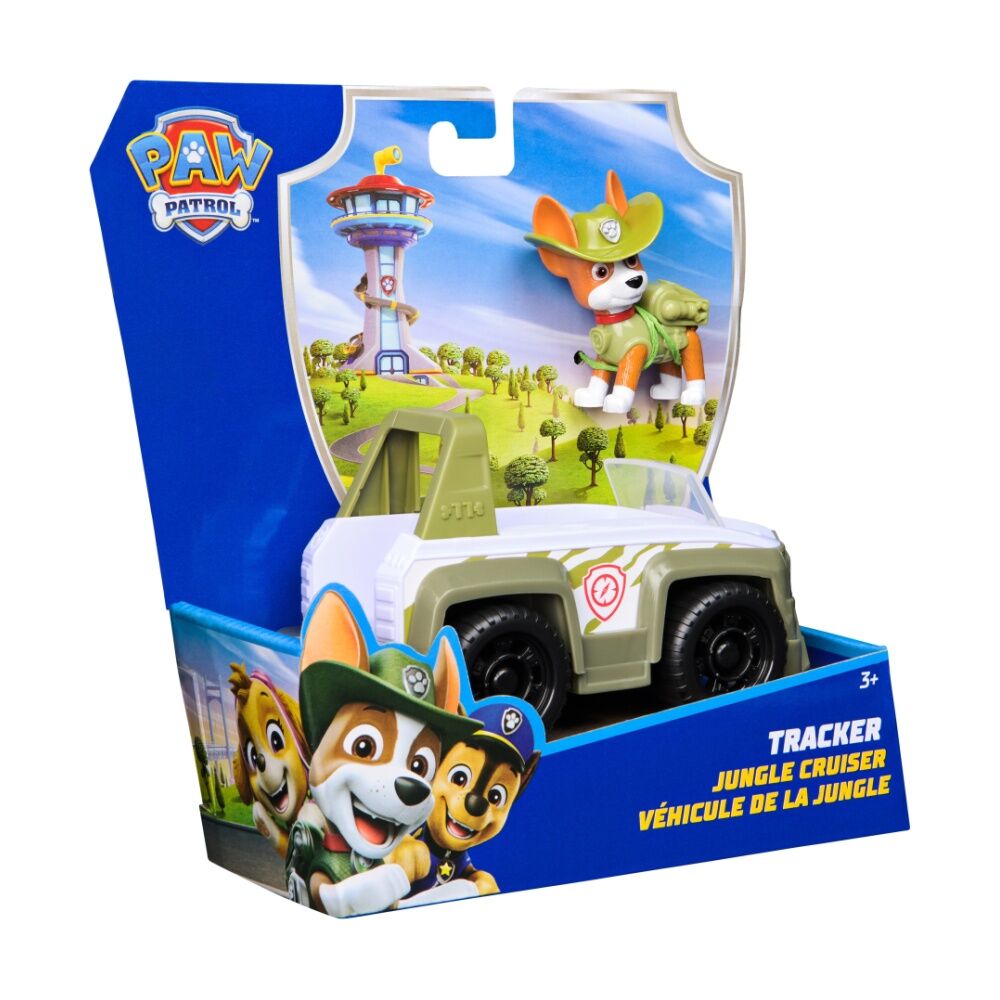Paw Patrol Sustainable Basic Vehicle Jungle Cruiser Kids Play Toy 3y+ Tracker