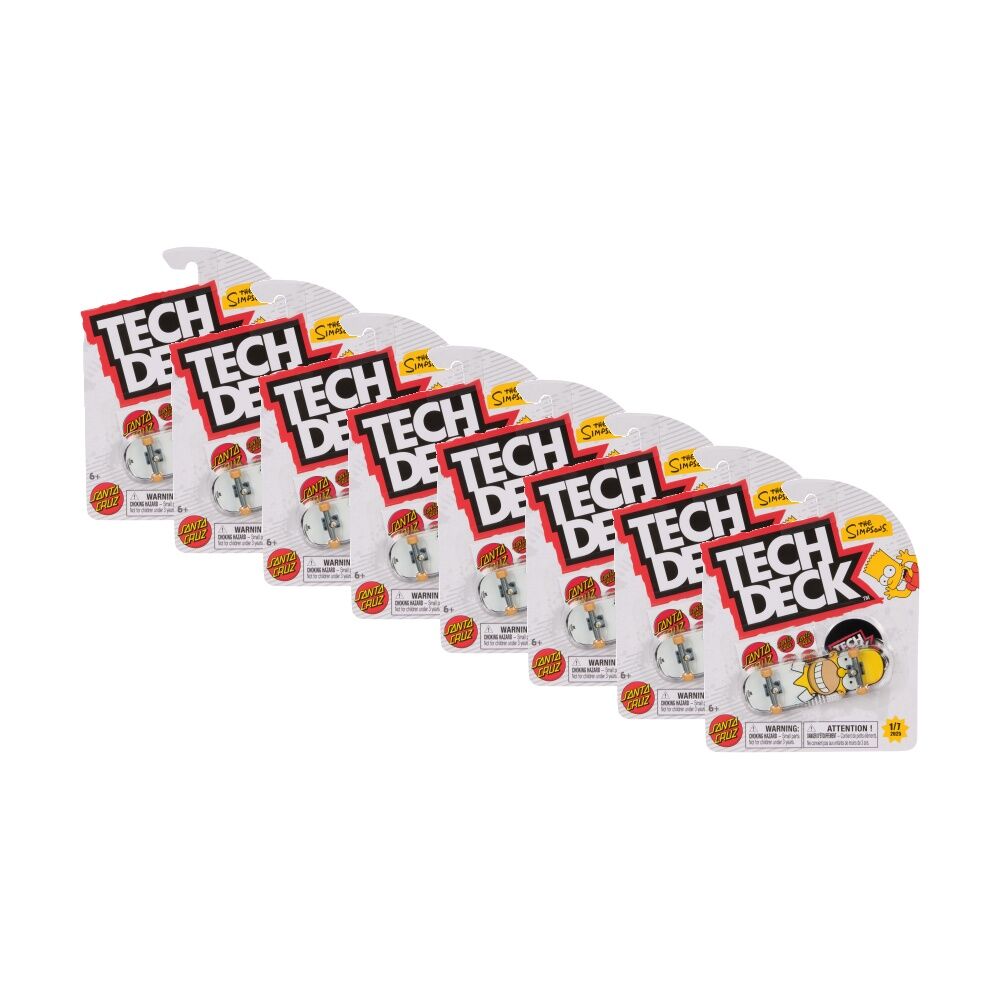 8PK Tech Deck Finger Skateboards Kids Toy Entertainment Series 6y+ 96mm Assorted