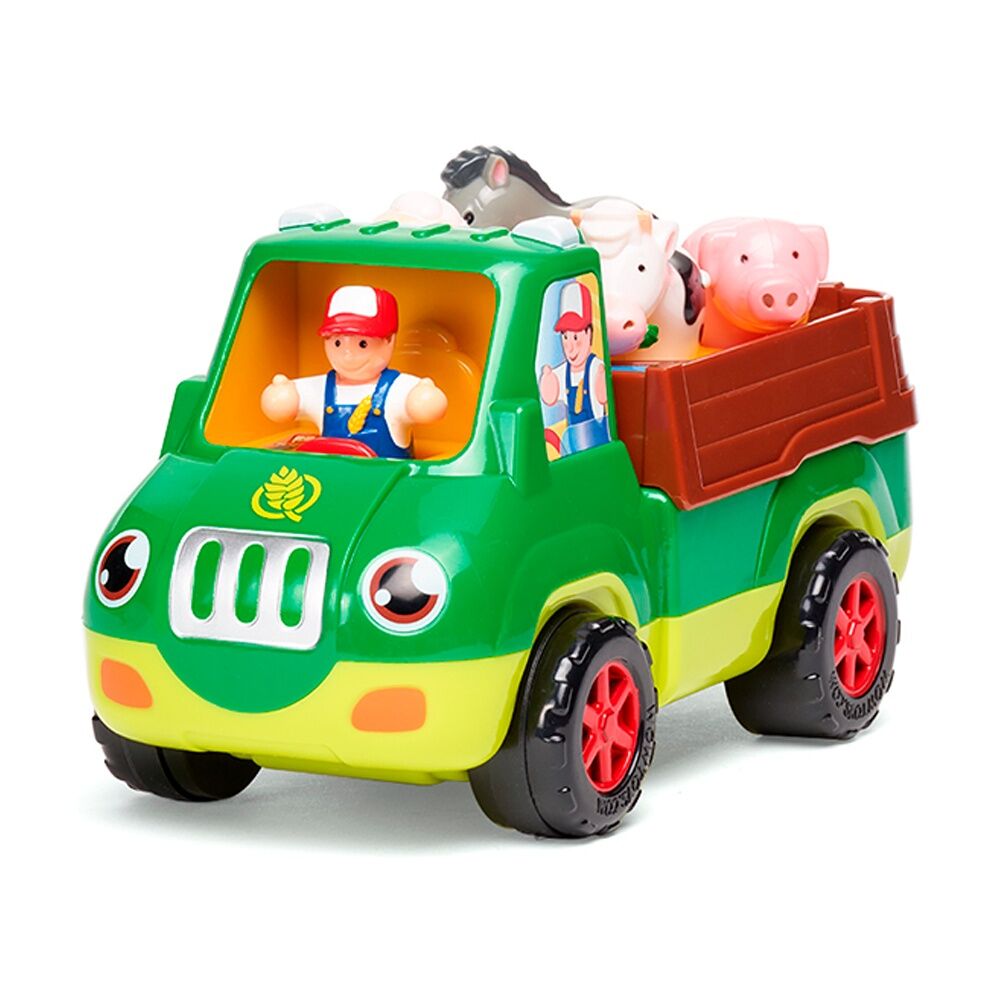Wow Toys Freddie Farm Truck Push-Go Toy With Removable Animals 1-5y