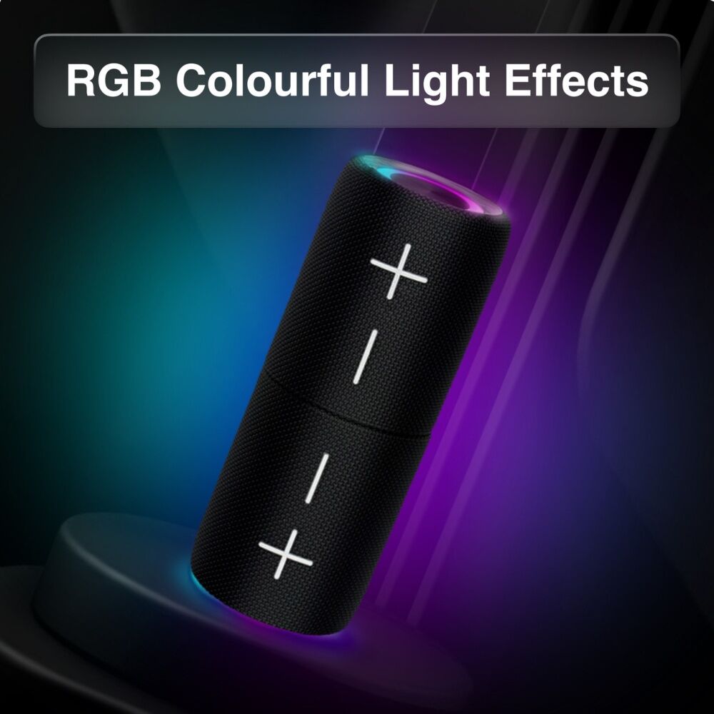Laser Magnetic Bluetooth Pill Speaker 5W True Wireless Stereo Black