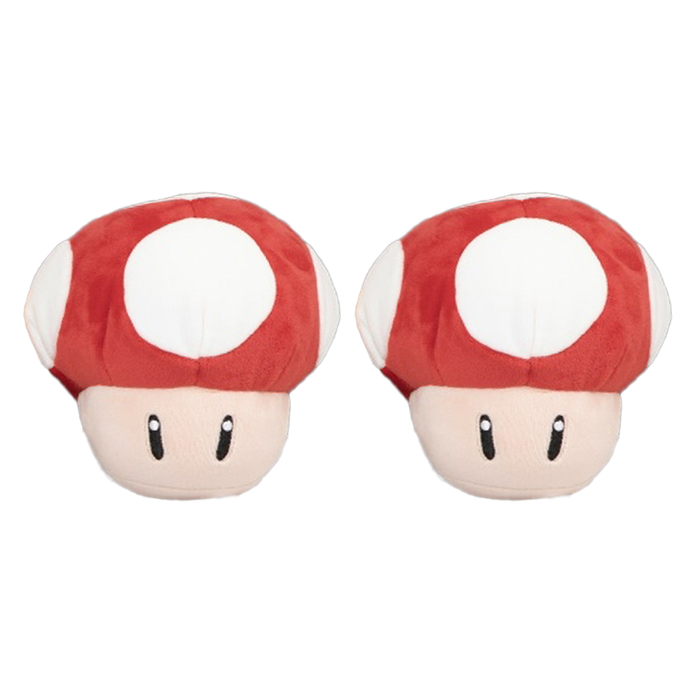 2PK Super Mario Nintendo Mocchi 6" Plush Stuffed Play Toy 3y+ Assorted