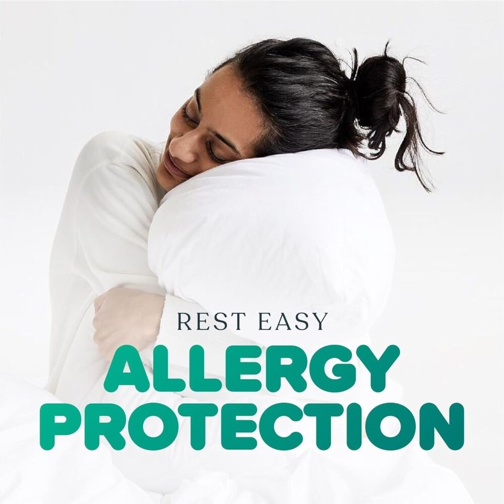 2pc Tontine Good Night Anti Allergy & Easy Wash Pillows Medium Profile