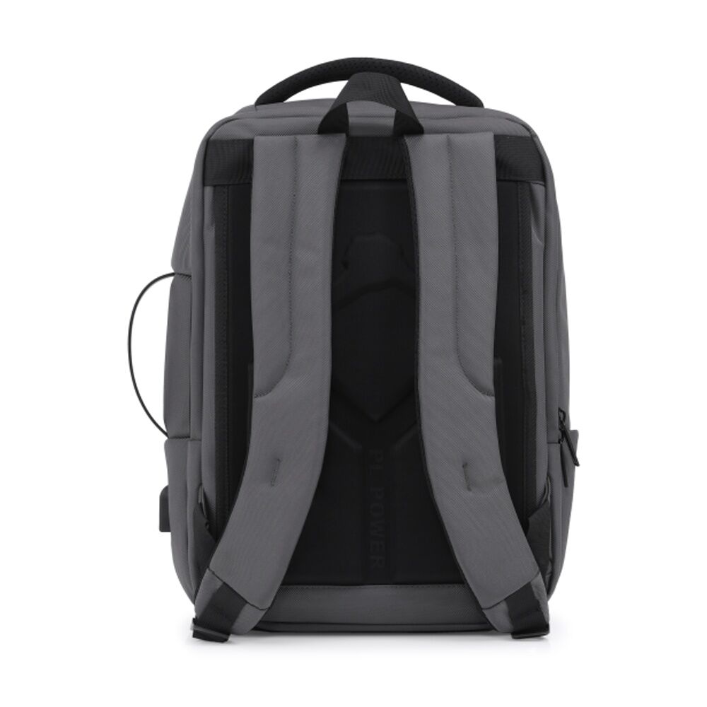 Tesla Orion Backpack With External USB Charging Port Charcoal 43x30x16cm