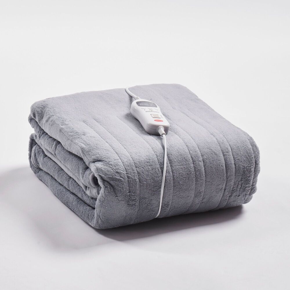 Tontine Extra Large Coral Fleece Heated Throw Polyester Quarry 180x200cm
