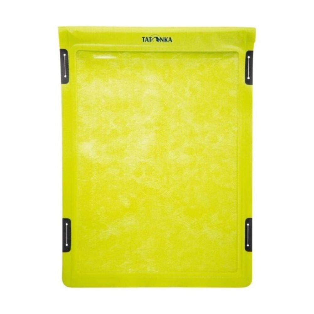 Tatonka Waterproof Touchscreen Dry Bag Tablet Case Lime A4 W/ Roll Closure