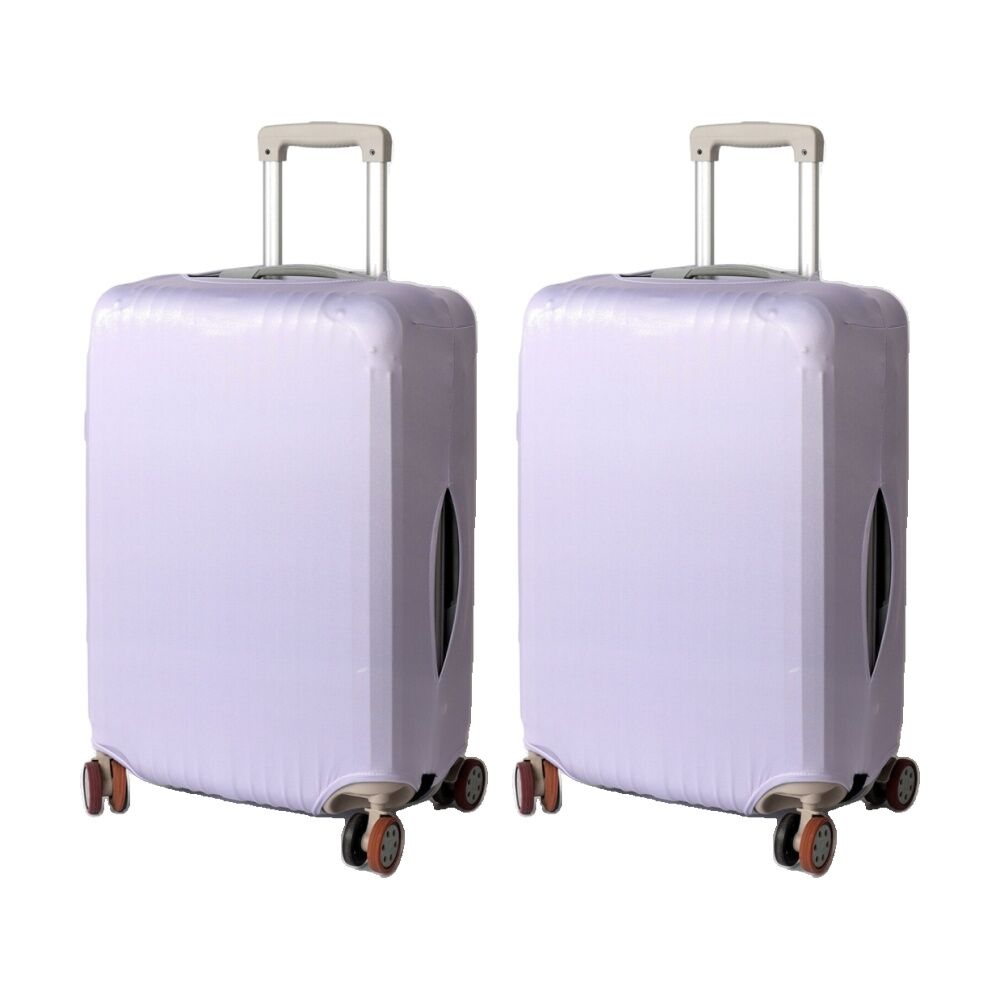 2PK Tosca Luggage Cover Durable Suitcase Protector Colour Lavendar Large 75cm