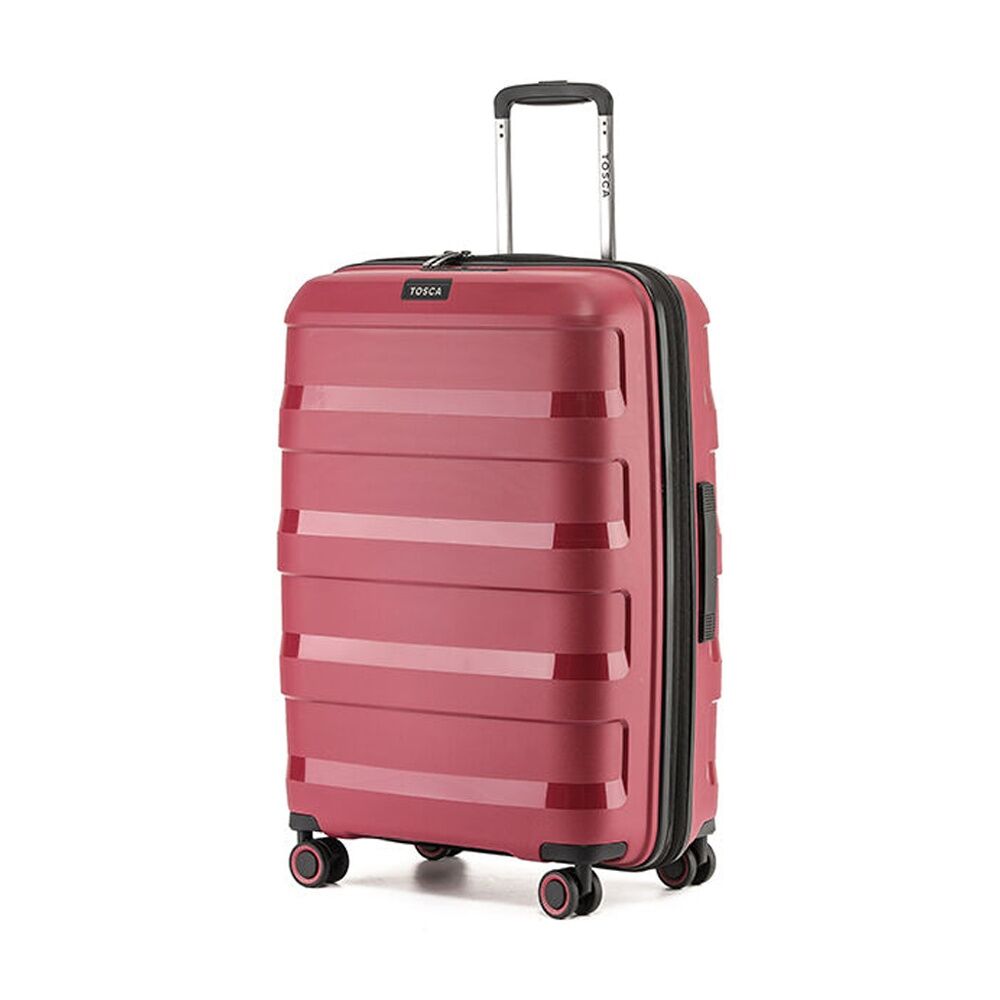 Tosca Comet PP 25 Suitcase Hard Case Lightweight Luggage Rumba Red Medium 67cm