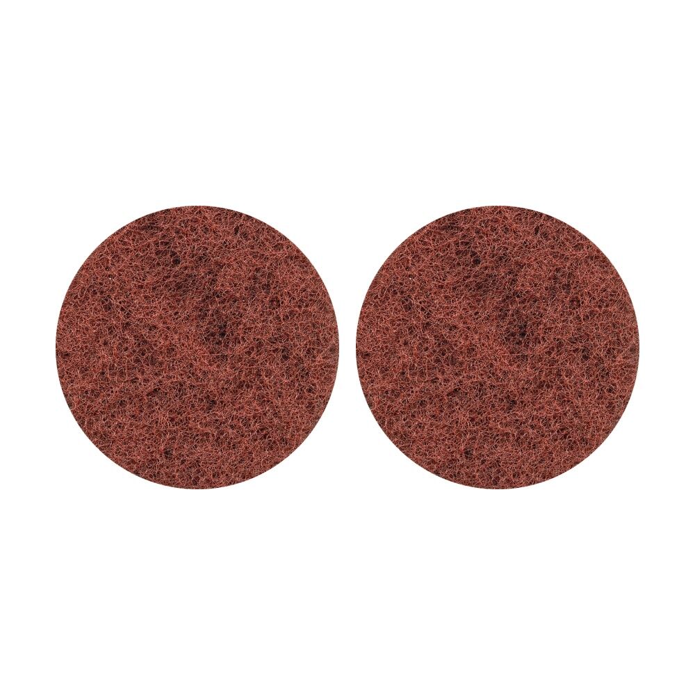 2PK Glomesh Regular Speed Dry Stripping Machine Floor Pad Brown 400mm