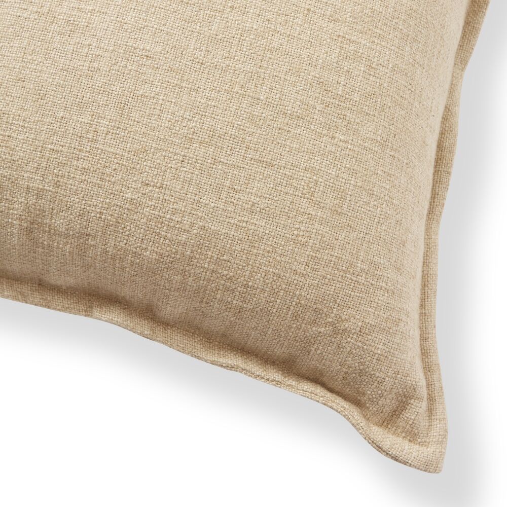 E Style Imani Cushion Contemporary Decorative Throw Pillow Beige 60x60cm