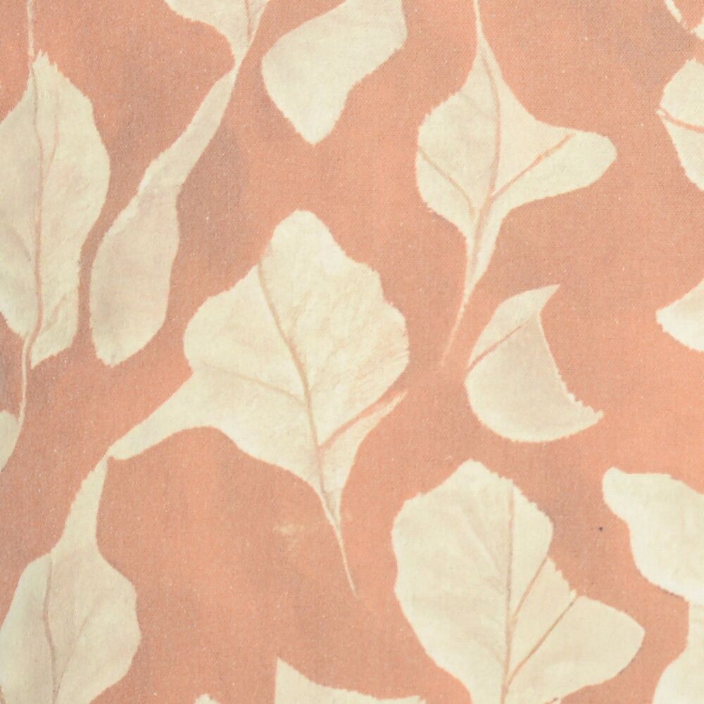 Urban Style Cushion Decorative Throw Pillow Terracotta Leaves 45x45cm