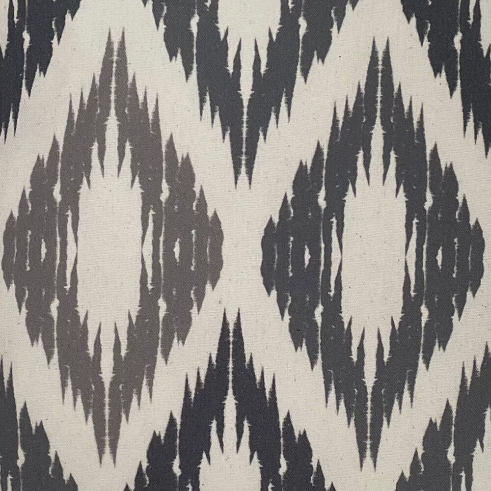 Urban Style Lounge Cushion Decorative Rustic Diamonds Black/Grey 45x45cm