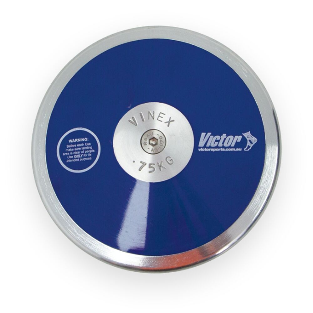 Victor Sports Discus Lo Spin Steel Rim Plastic Side Plates 750g