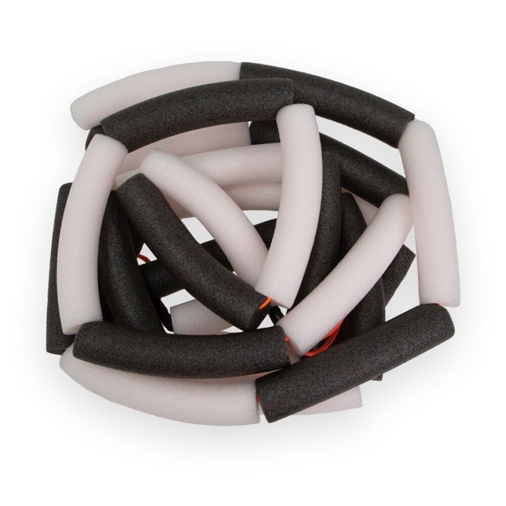 Victor Sports High Jump Flexible Foam Crossbar Black White 4.5m