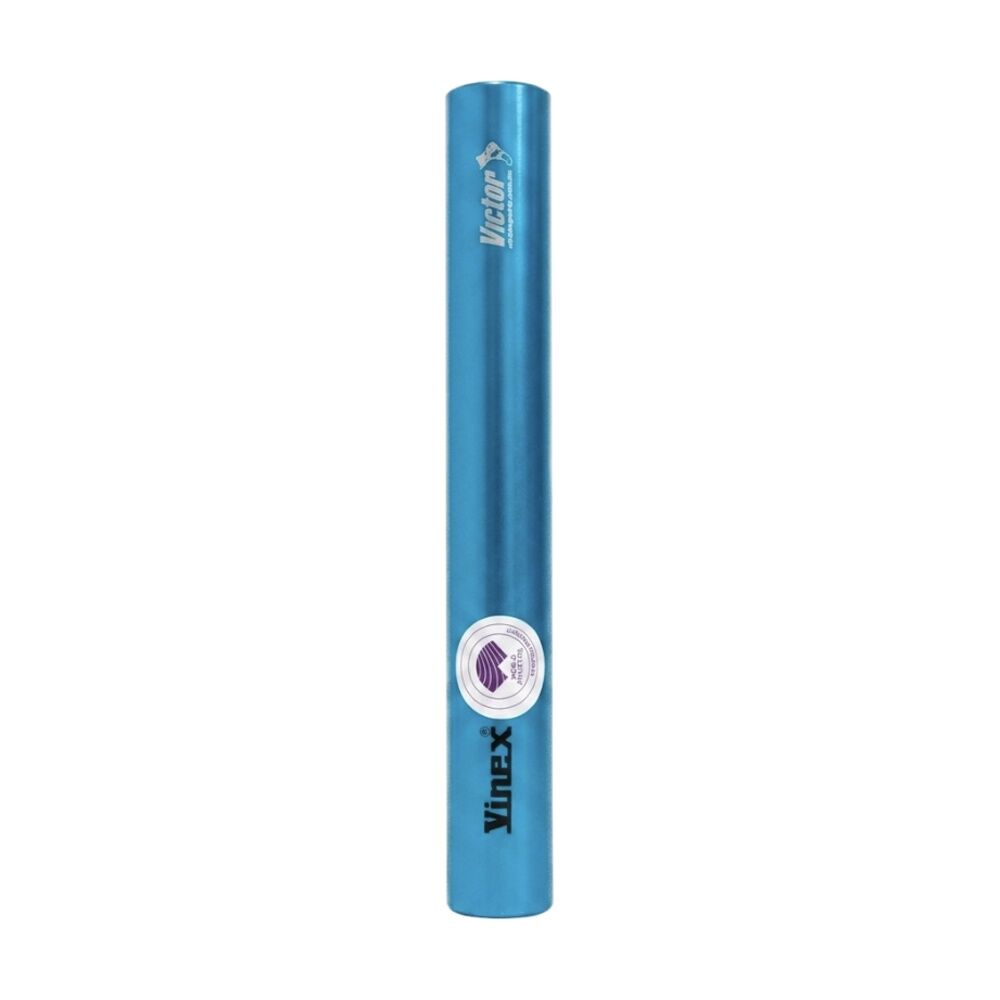 4PK Victor Sports Aluminium Relay Baton Lightweight Smooth Ends Blue Senior