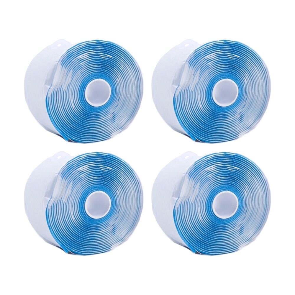 4PK Victor Sports Band-All Cohesive Stretchable Medical Foam Bandage Tape Blue