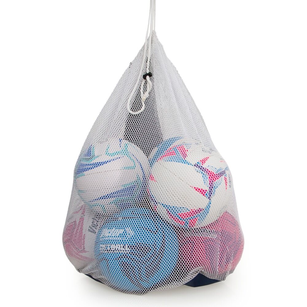 Victor Sports Mesh Ball Bag Small Holds 5 Size 5 Balls W/ Drawstring Closing