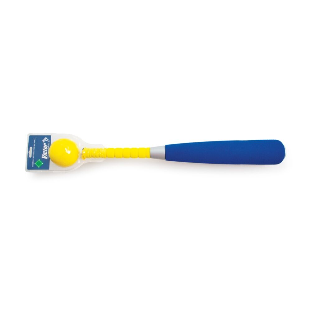 2pc Victor Sports Baseball Softball Foam Bat & Ball Set Soft 24 In