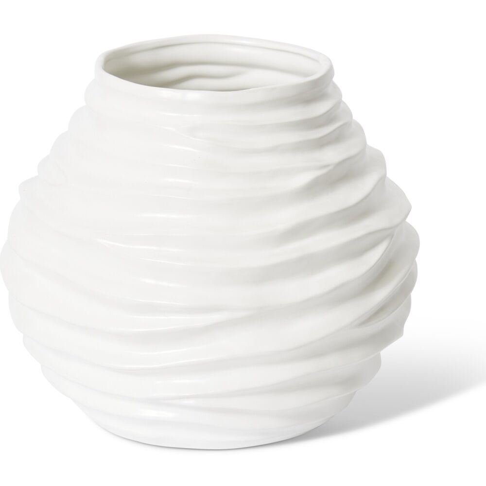 E Style Saidah Vase Ceramic Minimalist Home Decor White 37x36x32cm