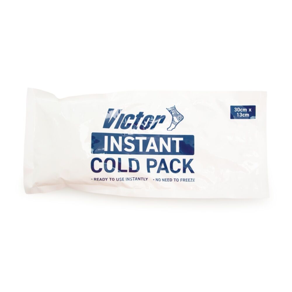 6PK Victor Sports Single Use Only Instant Cold Pack Injury Recovery 30x13cm