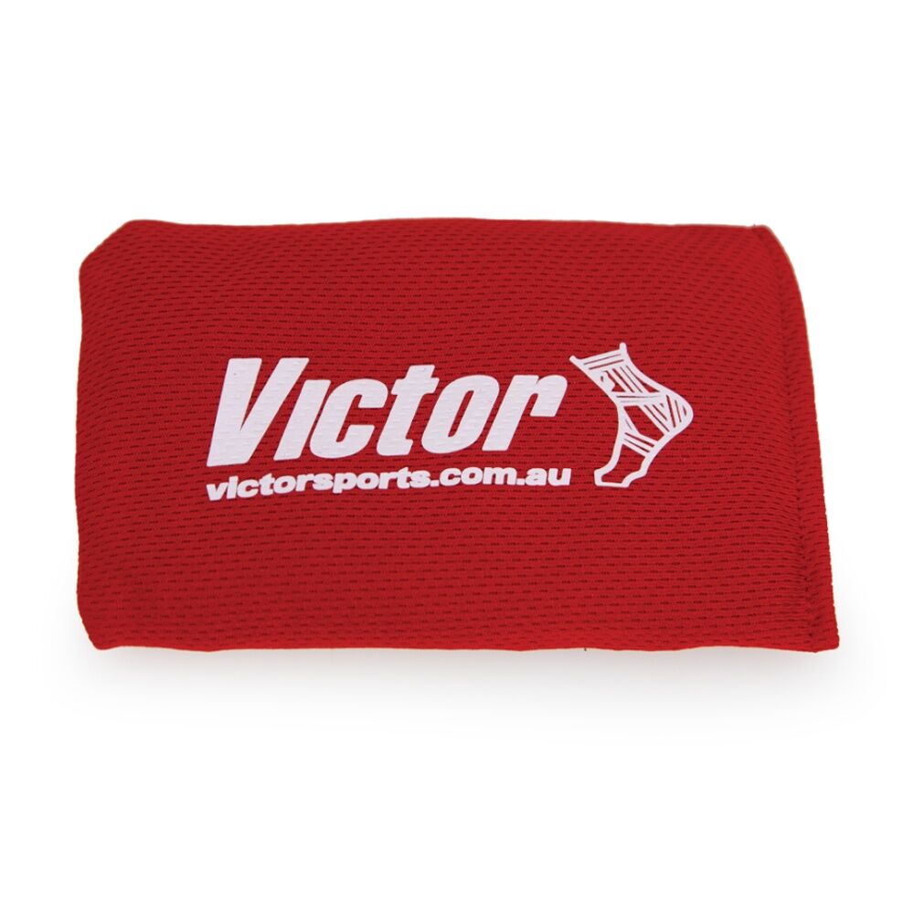 6PK Victor Bean Bag Solid Plastic Fill Educational Sport Red 10x15cm
