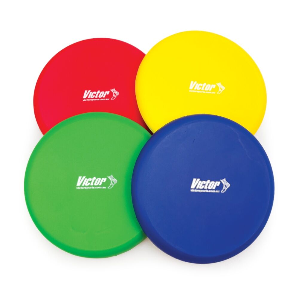 Victor Sports Foam Flying Gliding Disc Lightweight Foam Activity Game Red