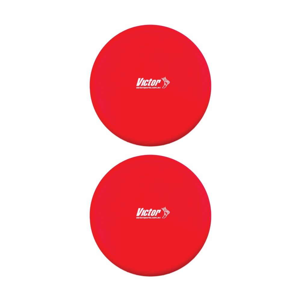 2PK Victor Sports Foam Flying Gliding Disc Lightweight Activity Game Red