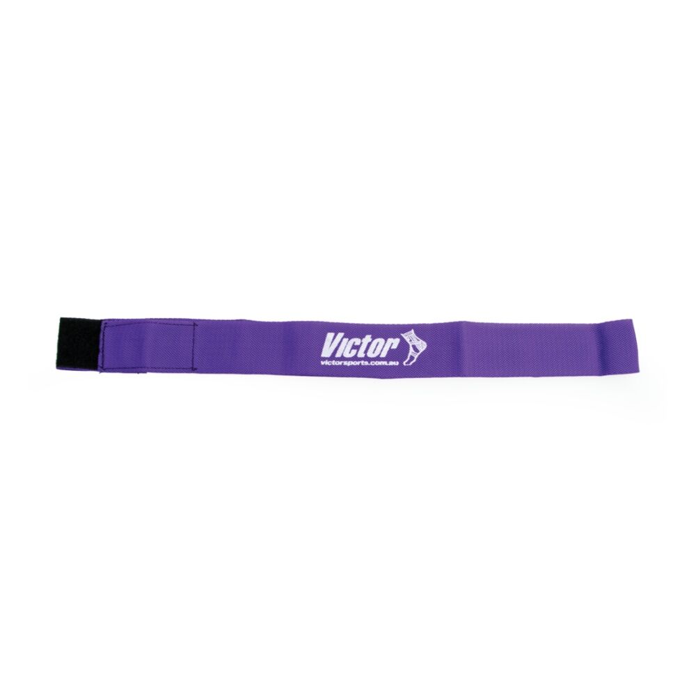 6PK Victor Sports Nylon Sash Hook Loop Fastener Adjustable Purple 5x100cm