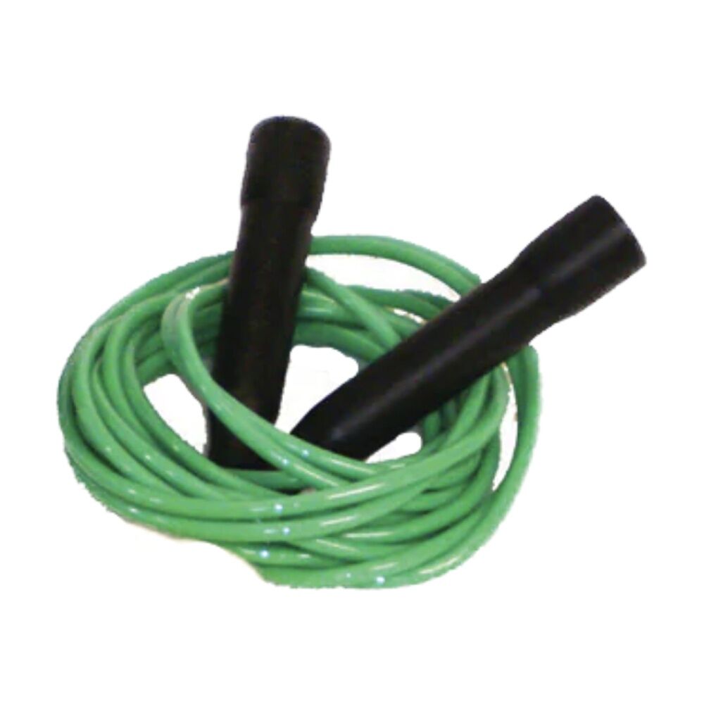 3PK Victor Sports Skipping Rope Easy Grip Handles Fitness Exercise Tool Grn 2.4m