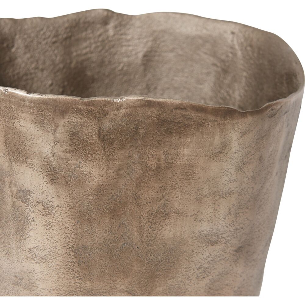 E Style Kahari Vase Rustic Elegant Interior Decor Antique Copper 23x18x28cm