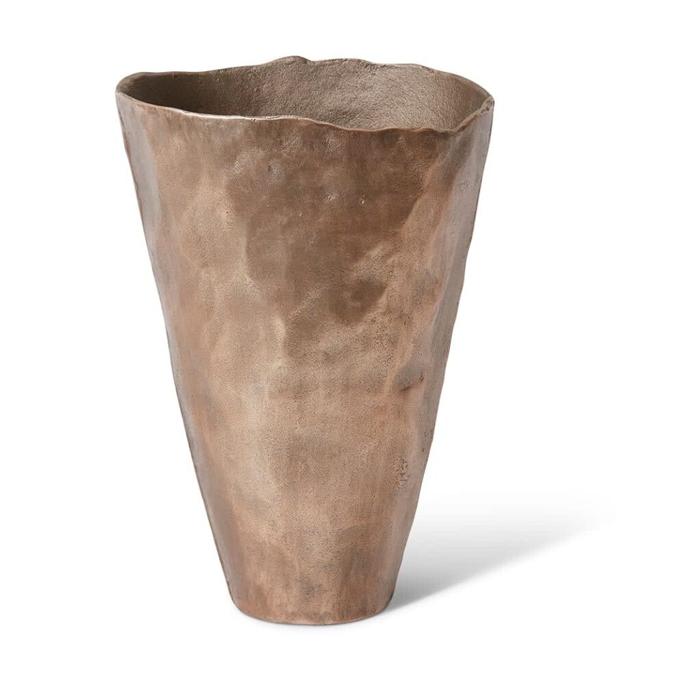 E Style Kahari Vase Rustic Elegant Interior Decor Antique Copper 26x20x38cm