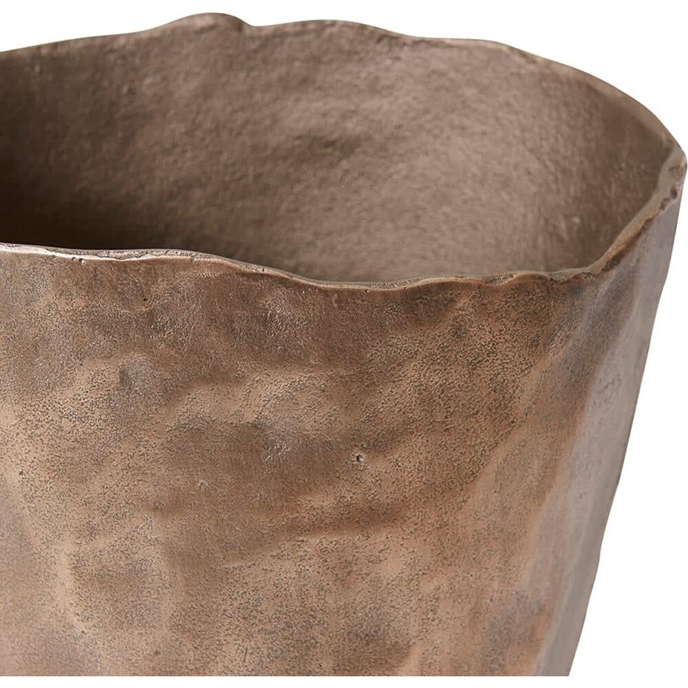 E Style Kahari Vase Rustic Elegant Interior Decor Antique Copper 26x20x38cm