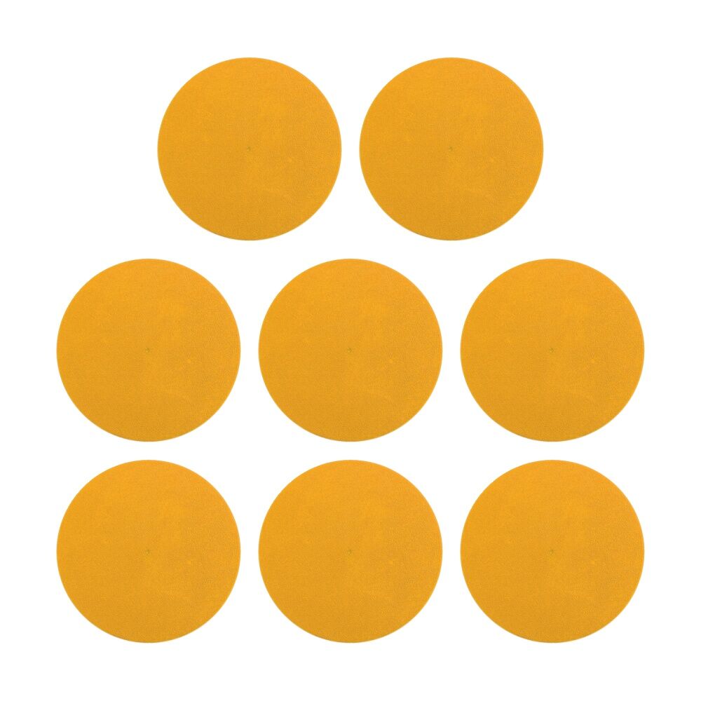 8PK Victor Sports Floor Marker Disc Outdoor Training Non-Slip Rubber Orange 24cm