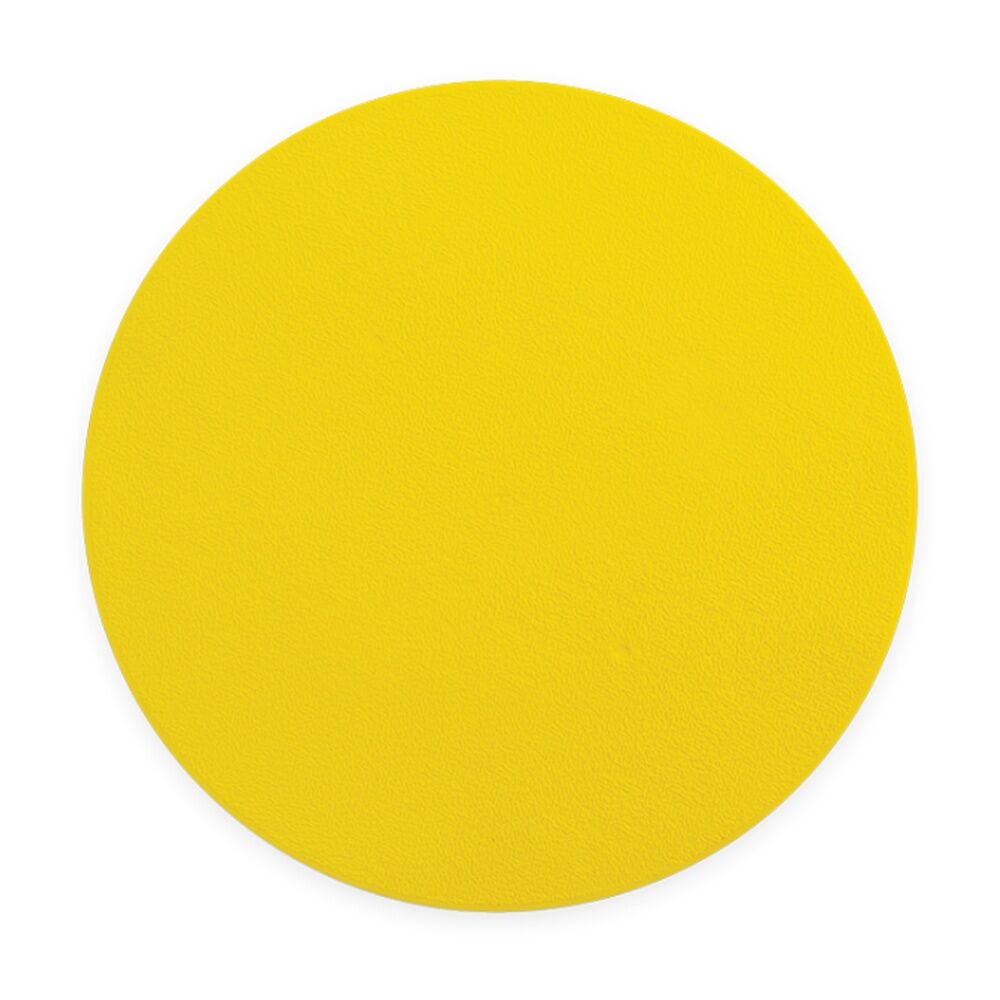4PK Victor Sports Floor Marker Disc Outdoor Training Non-Slip Rubber Yellow 24cm