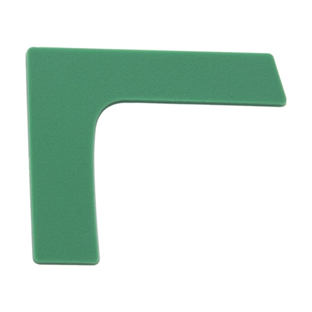 4PK Victor Sports Floor Marker Corner Durable Non-Slip Rubber Green 25x25x7cm
