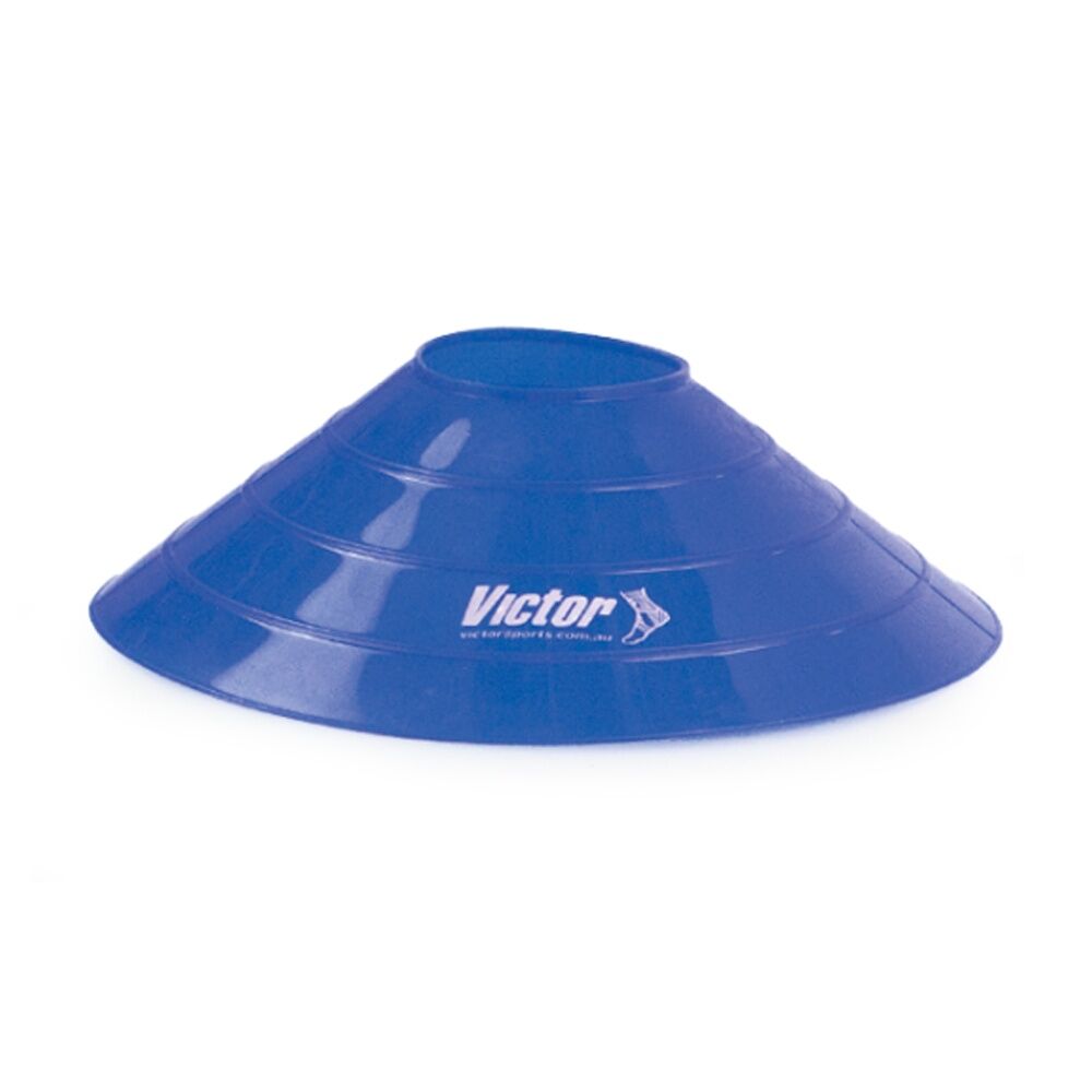 100pc Victor Sports Training Cones Soft Marker Set Multicolour W/ Stand