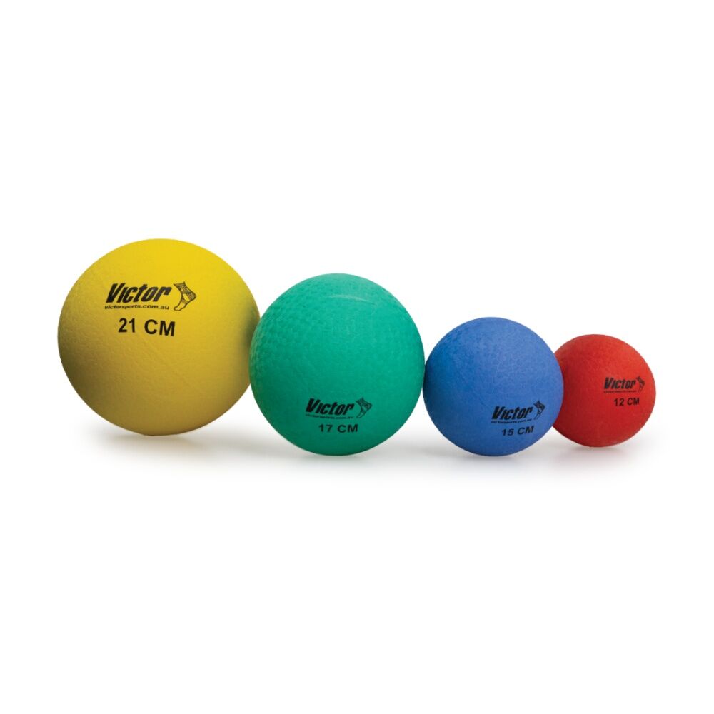 Victor Sports Playball Rubber Durable Bounce Ball Active Play Green 17cm