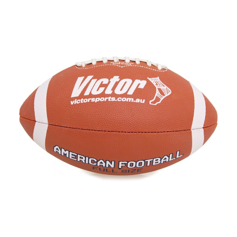 2PK Victor Sports American Football Mini Synthetic Rubber Grippy Ball