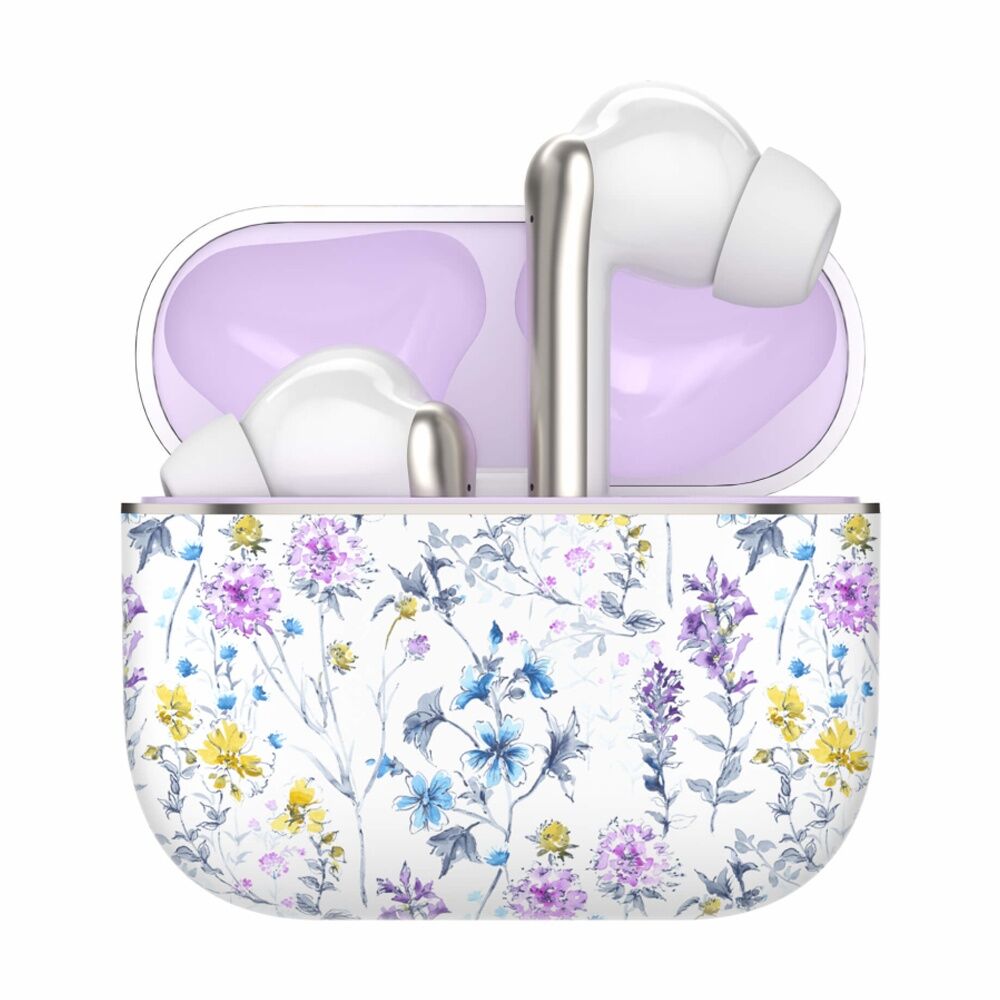 Laura Ashley Skylark Earbuds Wild Meadow Wireless Rechargeable Battery White