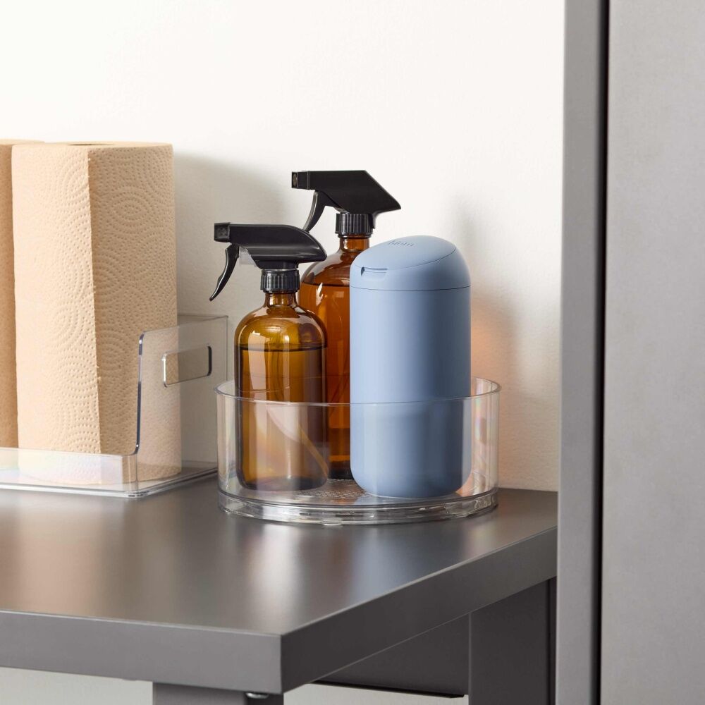 The Container Store Deep Turntable W/ Removable Bin Lazy Susan Organiser