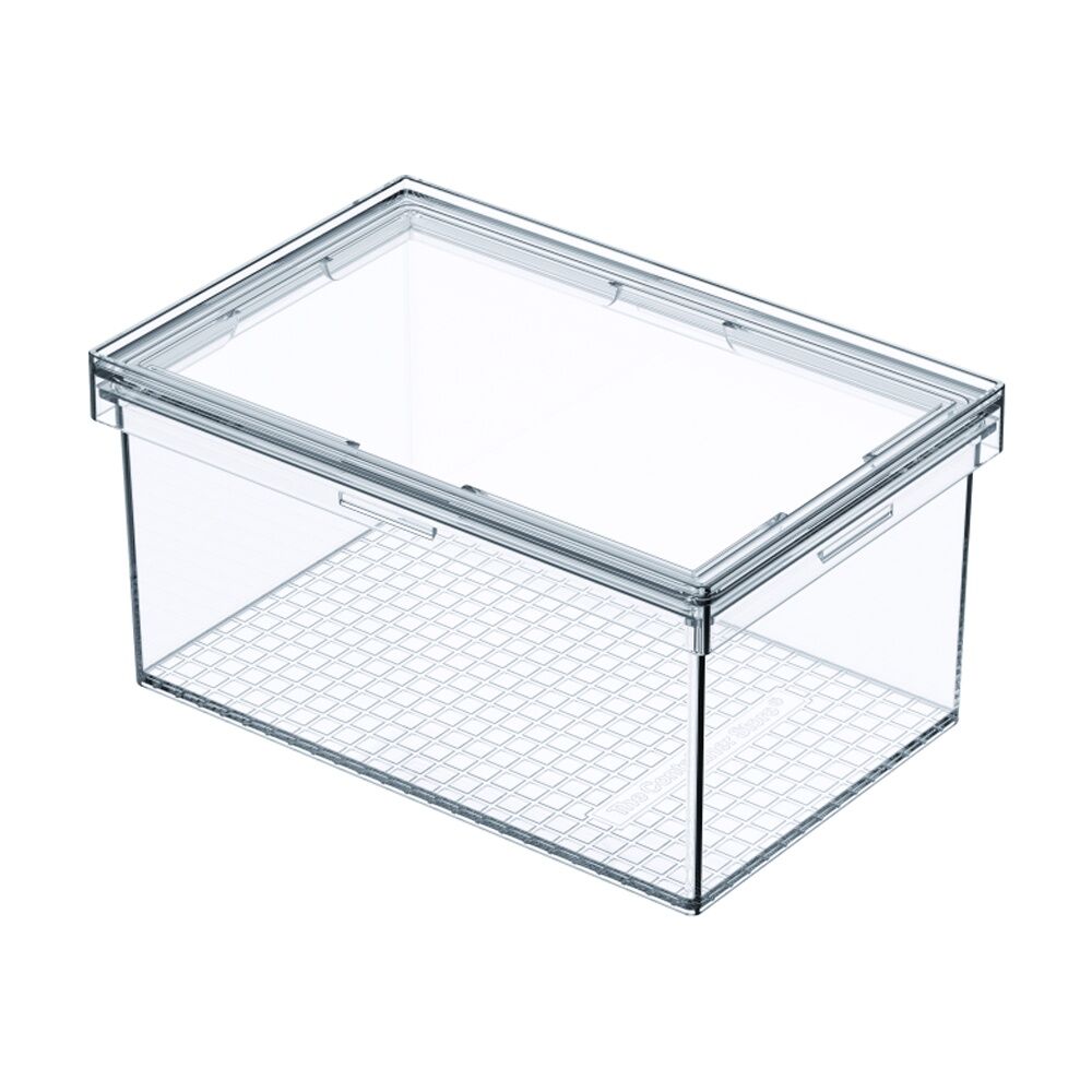 The Container Store Modular Airtight Canister Small W/ Lid Plastic Clear