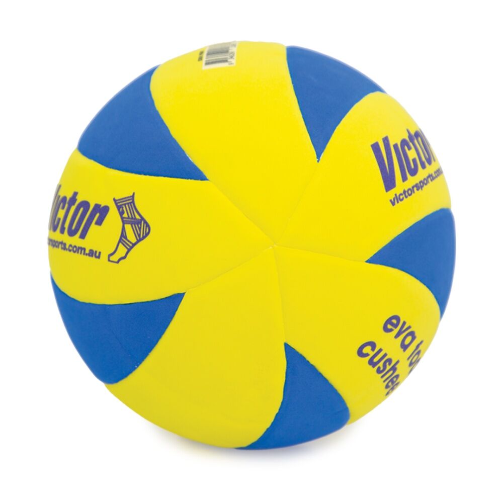 Victor Sports EVA Foam Cushee Volleyball Training Ball Blue/Yellow Size 5