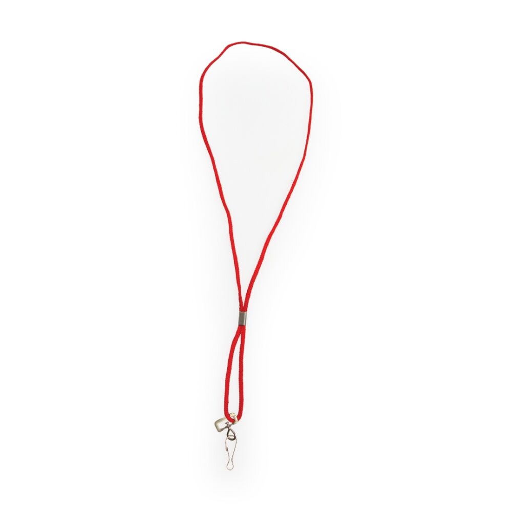 6PK Victor Sports Training Whistle Lanyard Durable Loop With Metal Clasp Red
