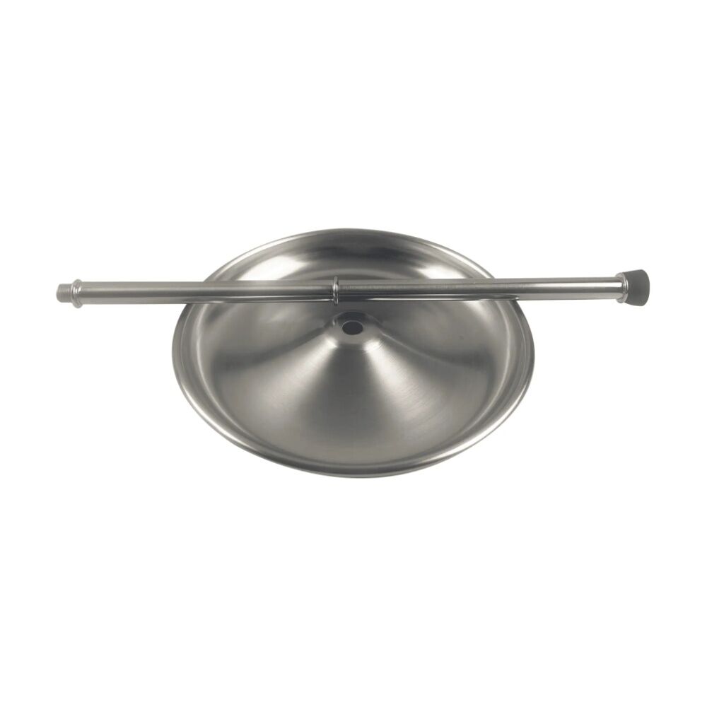 BarPro Decanter Drying Stand With Drip Tray Stainless Steel Rubber Silver