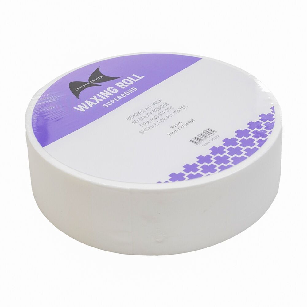 6PK Artists Choice Superbond Wax Roll No Residue Hair 90gsm 7.6cm x 100m