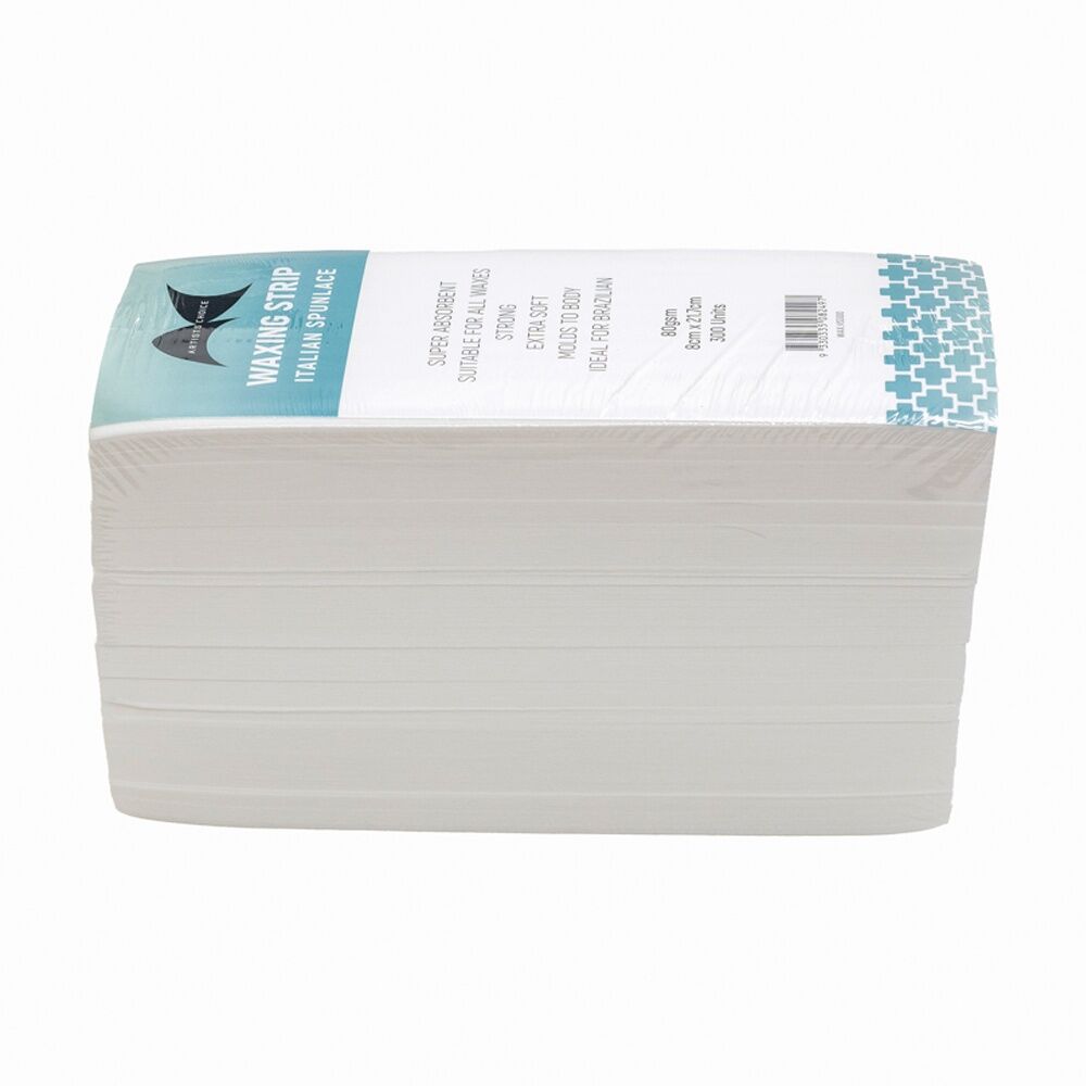 3x 300pc Artists Choice Wax Strips Spunlace Extra Soft Hair Removal 80gsm 8x21cm