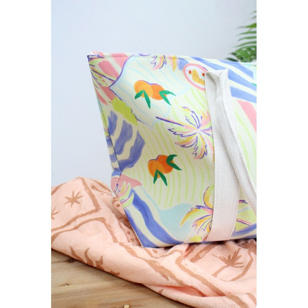 LVD Multicoloured Summerside Beach Essentials Tote Bag 55x15x30cm