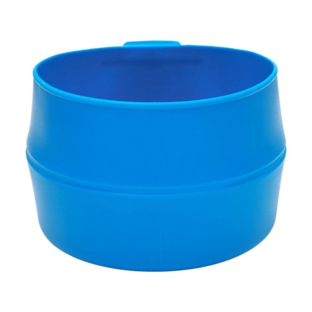 4PK Wildo Fold-a-Cup Collapsible Lightweight Durable Camping Cup/Bowl Blue 600ml